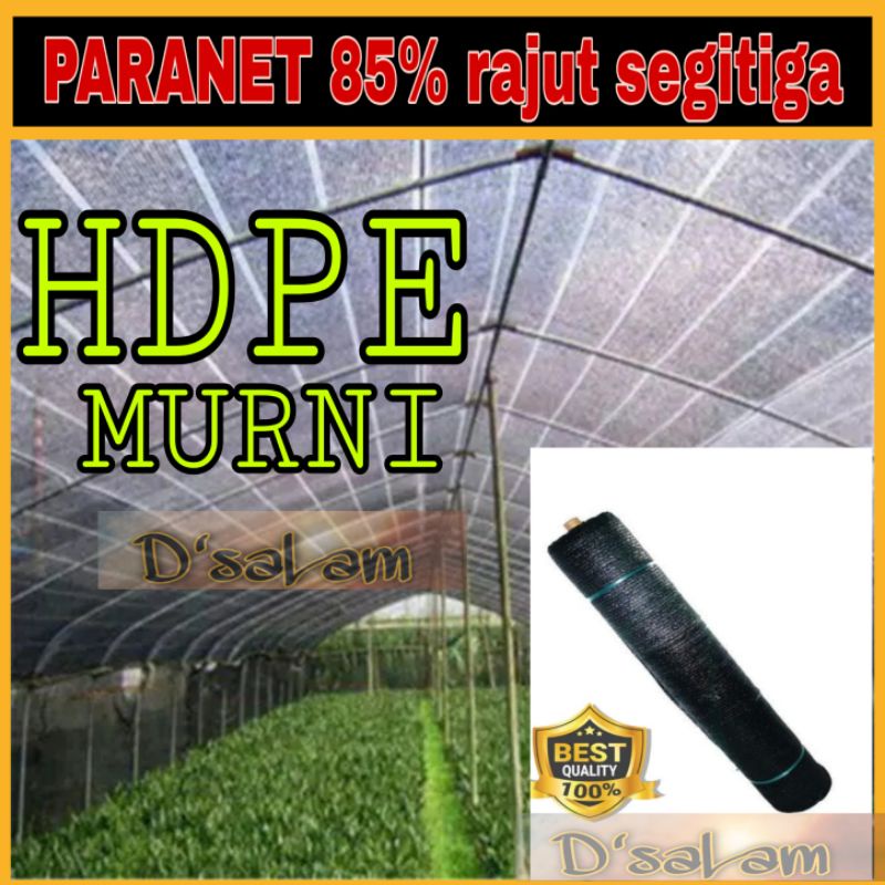 PARANET 85% ( panjang 50 meter * Lebar 3 meter ) RAJUT SEGITIGA