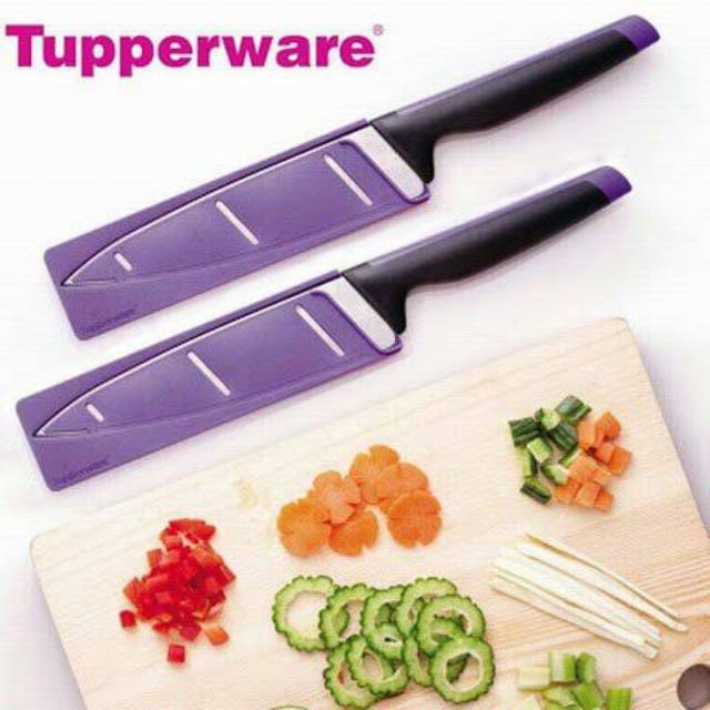 CHEF KNIFE (1) PISAU TAJAM TUPP**WARE UNGU