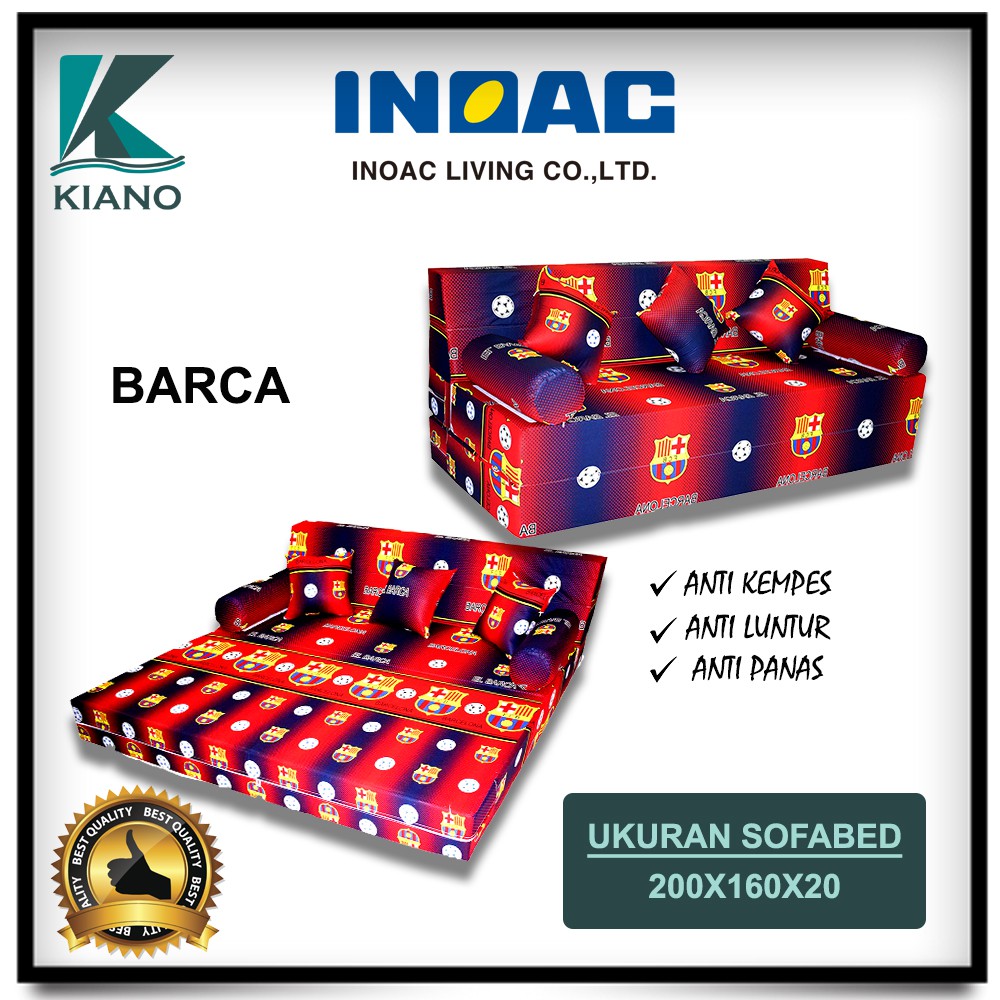 SOFABED INOAC Ukuran (200x160x20) / SOFABED INOAC ORIGINAL EON LG D.23