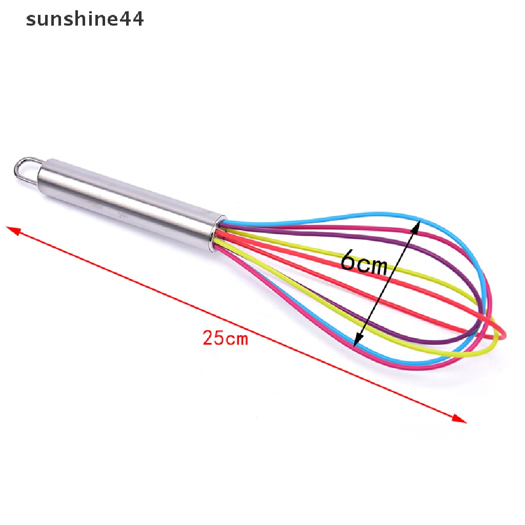 Sunshine 1PC Alat Pengocok Telur Bahan Silikon