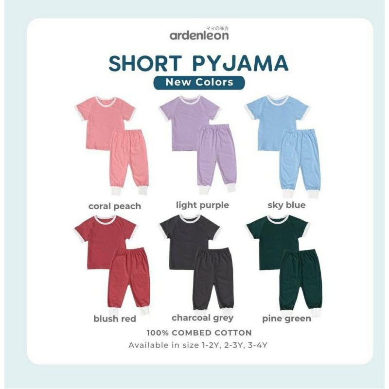 ardenleon pyjama short sleeves unisex M L XL