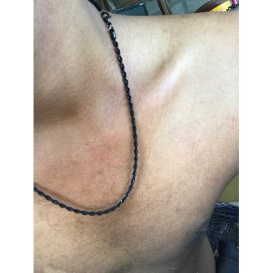 Kalung Pria Kalung Rantai Stainless Warna Hitam Kalung Pria Rantai 2mm Panjang 50 Kalung Rantai Hit