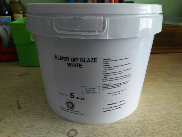 dip glaze white elmer 500gr