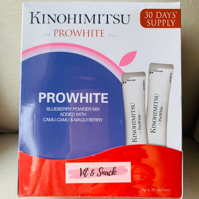Kinohimitsu prowhite 30 sachets ready stock
