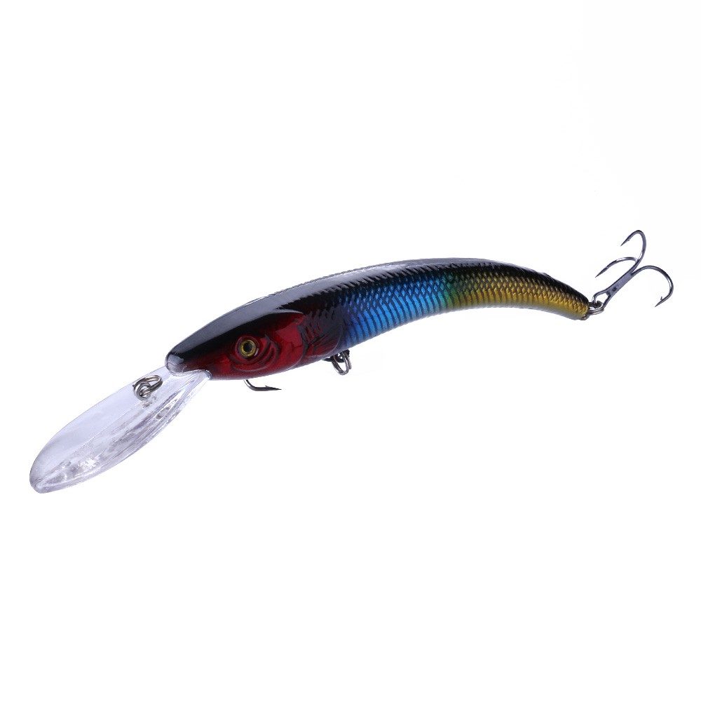 HENGJIA 1PCS 16.3g 15.5cm Fishing Lure Minnow Wobbler Floating Bass Trolling Artificial Hard Bait Crankbait Carp Fishing Tackle