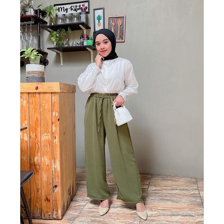 BEFAST - ZSO OOTD Celana Kulot NONA / CELANA KULOT RUBY / Kulot Wanita Terbaru / Celana Panjang Casual Wanita / Pakaian Kerja / Kulot Polos Formal / Celana Kulot Kekinian Remaja ABG / Terlaris / Termurah