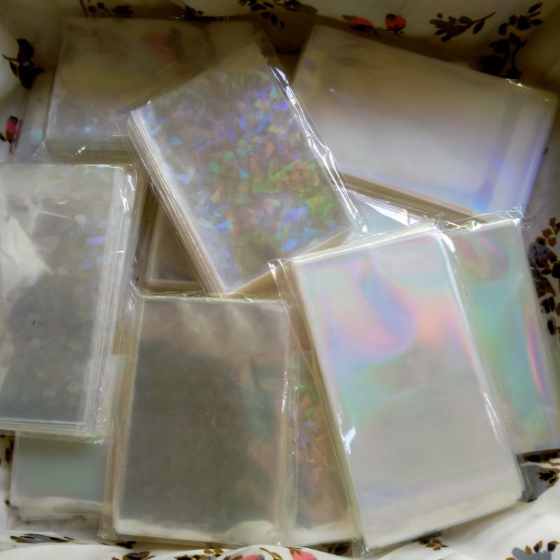 (1LEMBAR)INNER SLEEVE PHOTOCARD HOLOGRAM // INNER SLEEVE LUCU SHARING