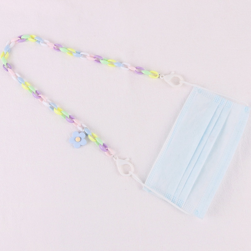 [✅READY STOCK] 1PC Anti-hilang Rantai Akrilik Masker Wajah Lanyard Kacamata Baca Rantai Tali Leher Masker Simple Penjualan Panas Mode