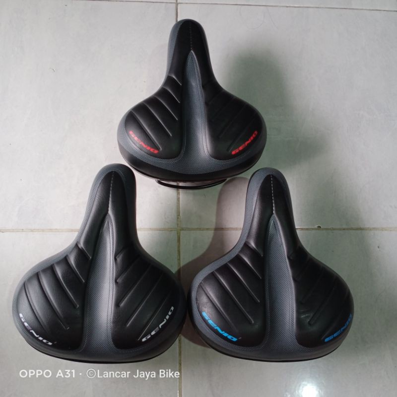 Sadel sepeda mini / sepeda lipat / minion / minitrek dengan per dan cover bagian bawah