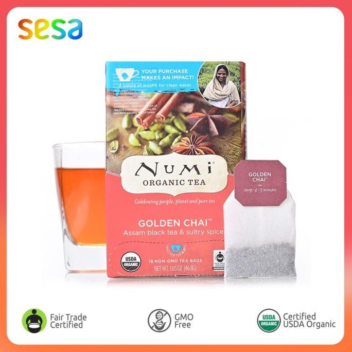 

Jual Numi - Organic Golden Chai Tea - 46.8G Teh