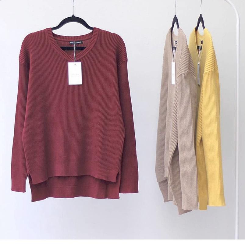 VIONA V NECK SWEATER RAJUT WANITA