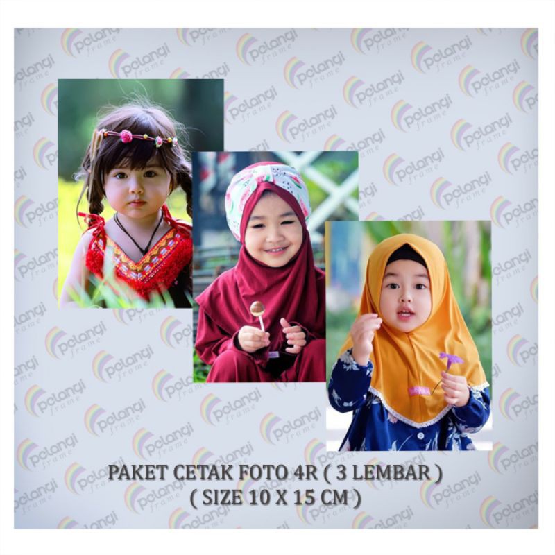 cetak foto 4R (3 Lembar)