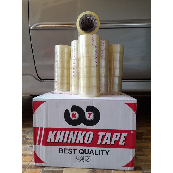 lakban bening KHINKO TAPE  ,lakban bekualitas harga ternurah ,terlaris ukuran 45x90   bc