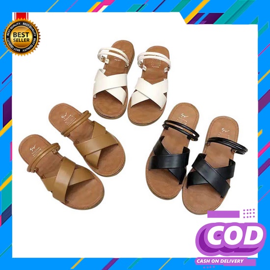 Haihils Kaca Haihil Murah Sendal Heels Kekinian Sandal Hels Import Hel Sandal Wanita Tali Silang