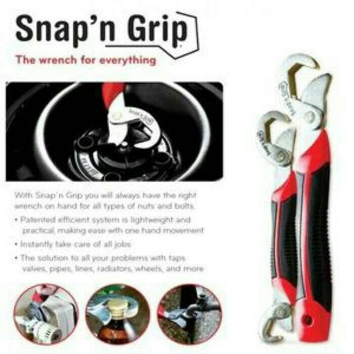 Snap n grip / multifunction magic wrench / kunci inggris serba guna / kunci inggris / kunci inggris
