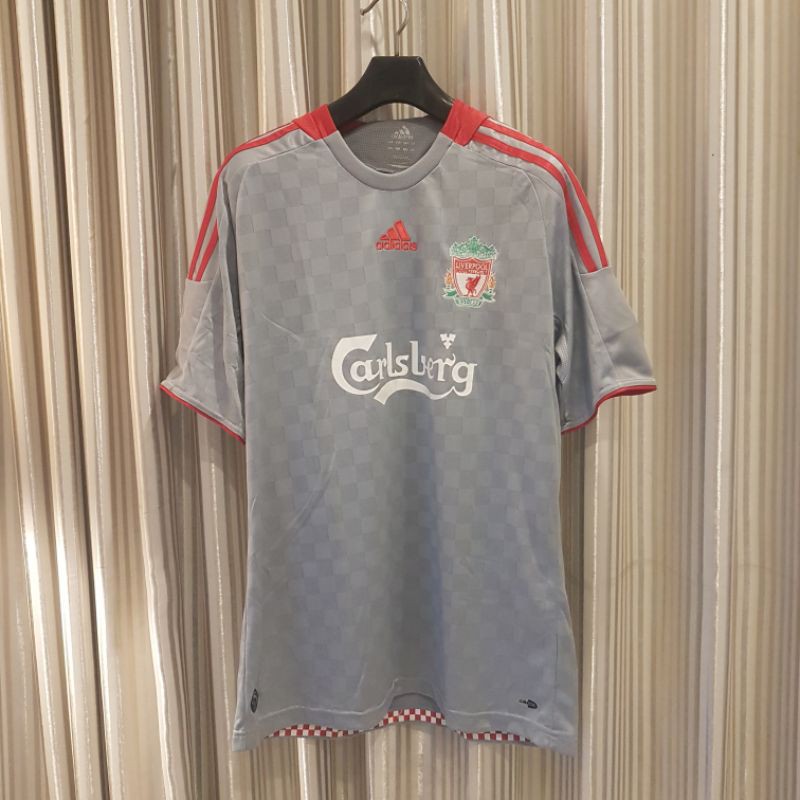 Jersey Cowok Retro Liverpool Away 2008/2009