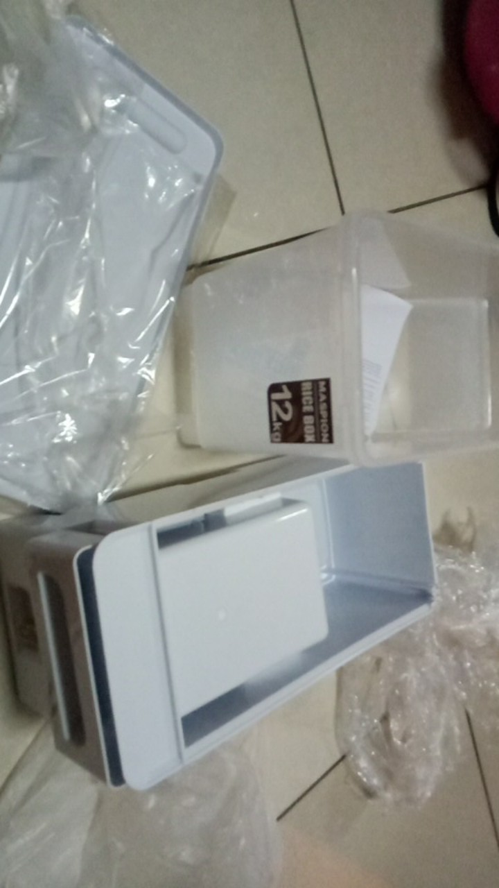 Maspion Mrd 12 Rice Box 12kg Tempat Penyimpanan Beras Mrd12