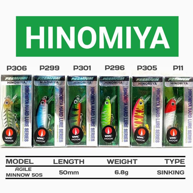 LURE HINOMIYA AGILE MINNOW PROMO