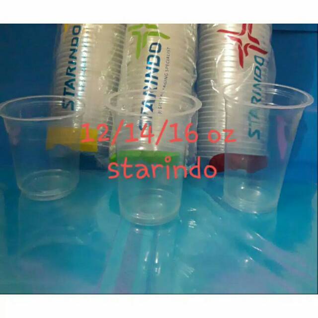 Cup gelas starindo 12 oz, 14 oz dan 16 oz