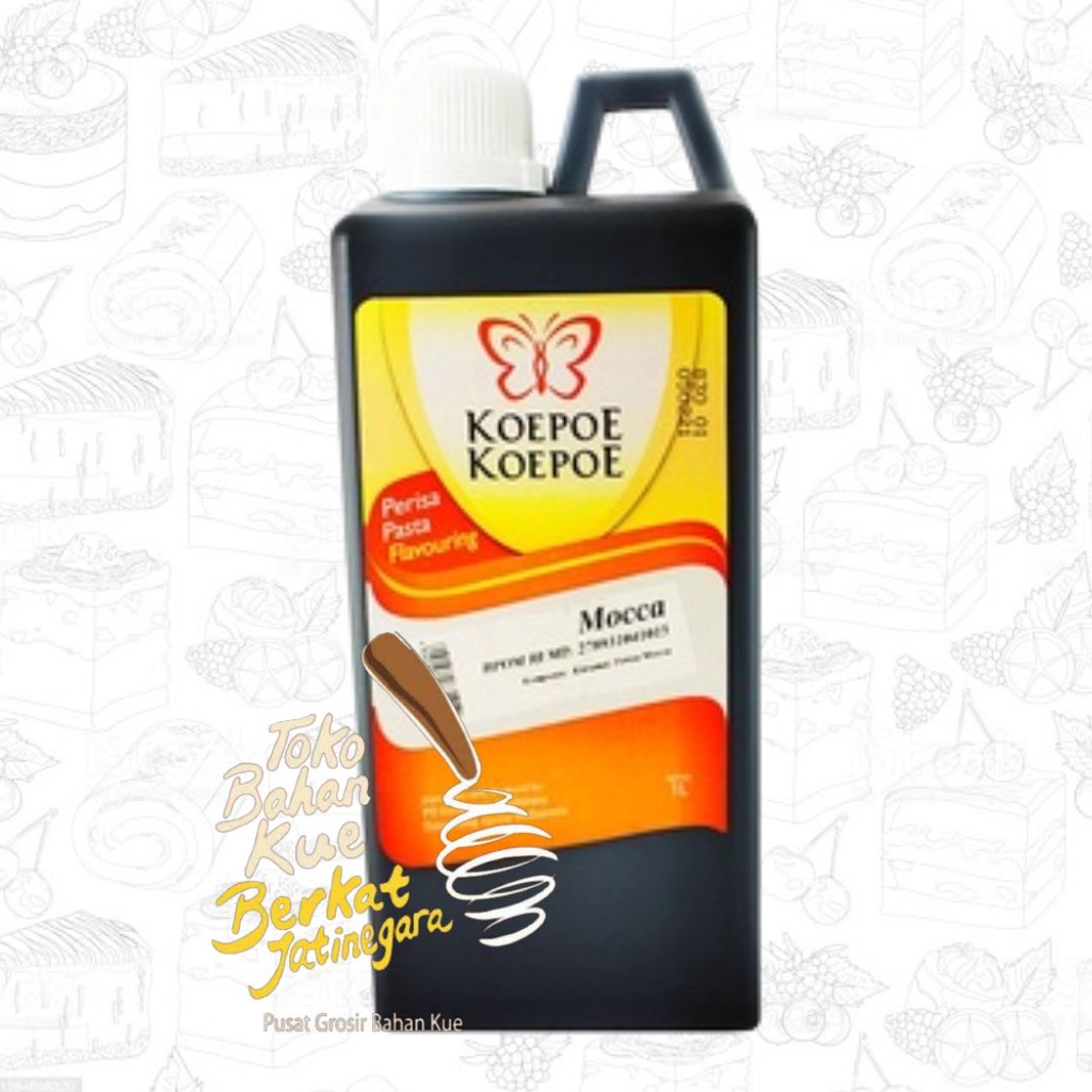 PERISA PASTA DAN PEWARNA FLAVOURING KOEPOE 1 LITER