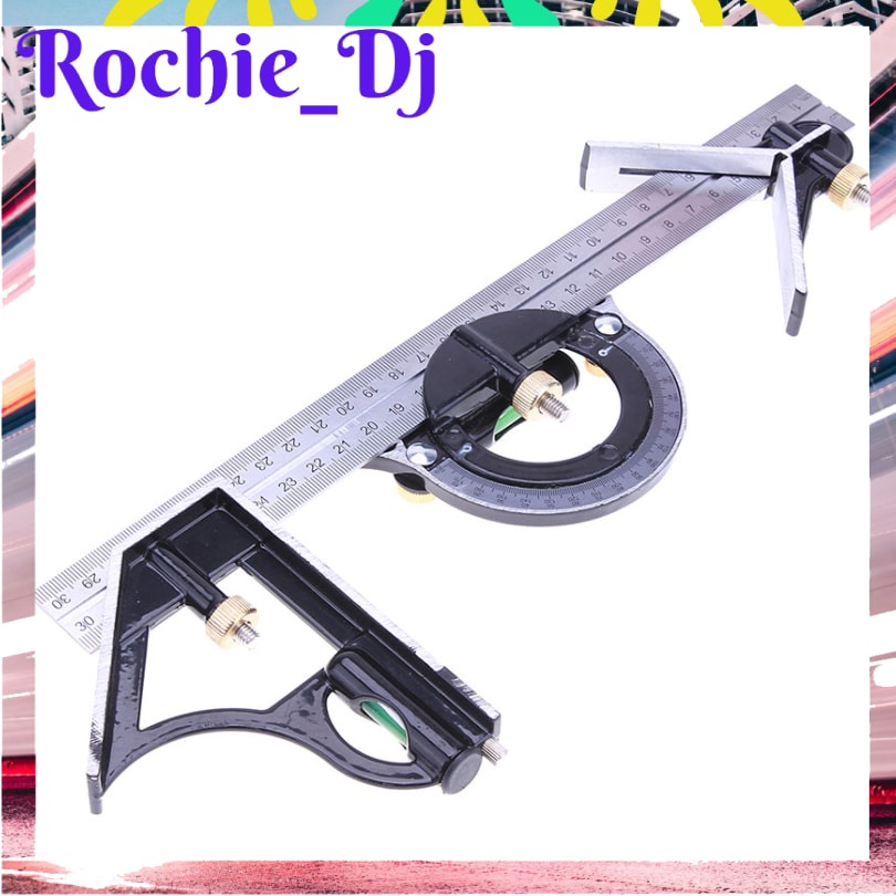 

SHAHE 3 IN 1 PENGGARIS MULTIFUNGSI ADJUSTABLE ANGLE FINDER 30CM - WW017 - SILVER