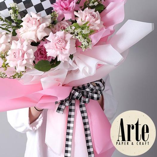 

15 Lembar Cellophane Gradasi Glitter Pastel Kertas Buket Korea Bunga Flower Wrapping Paper Kado Arte Grosir Jakarta P.CDBC