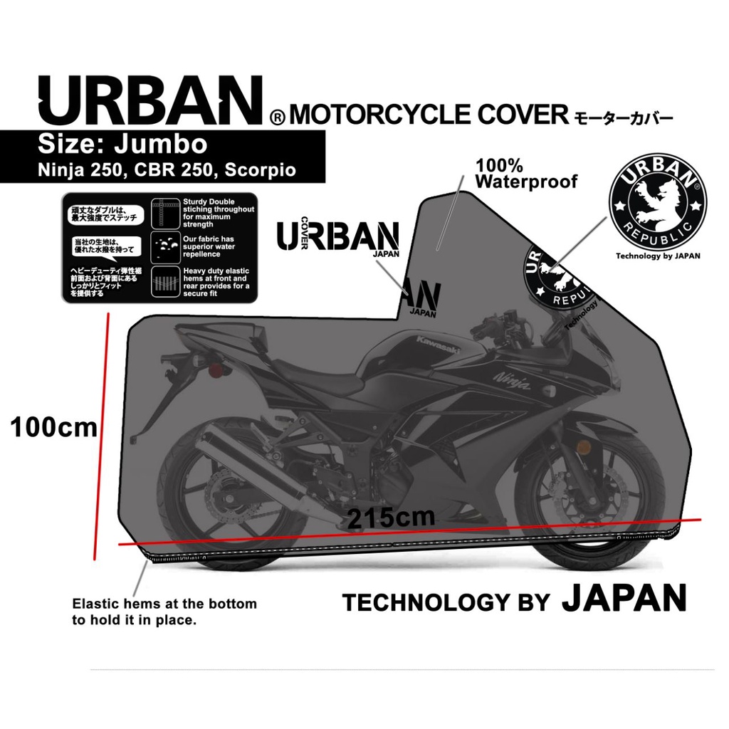 Urban / Cover Motor Honda All New Vario 160 100% Waterproof &amp; UV Protection / Aksesoris All New Vario / DSM