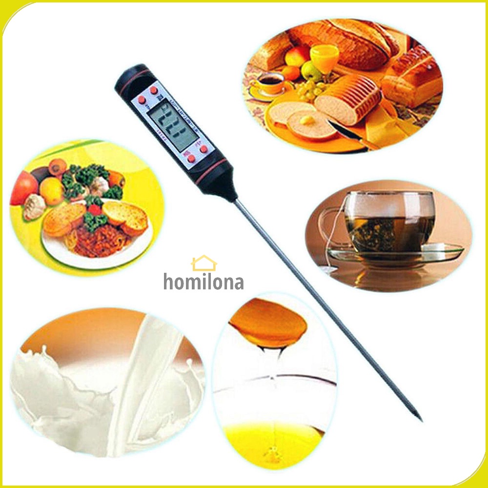 Digital Food Termometer Kopi Makanan Dapur Alat Pengukur Suhu - Taffware TP101 - Black