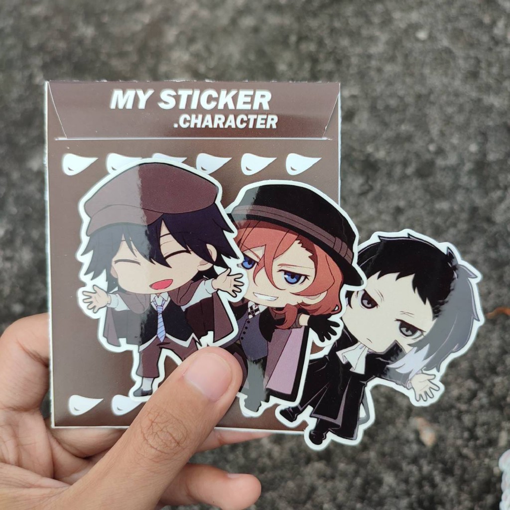 Koleksi Stiker Anime terlengkap - Sticker Bungou STray Dogs Kode 1