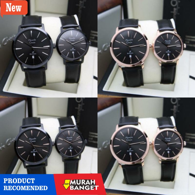 Jam tangan couple terbaik- AC1028 ALEXANDRE CHRISTIE AC 1008 / 1014 / 1007 / 1017  COUPLE ORIGINAL