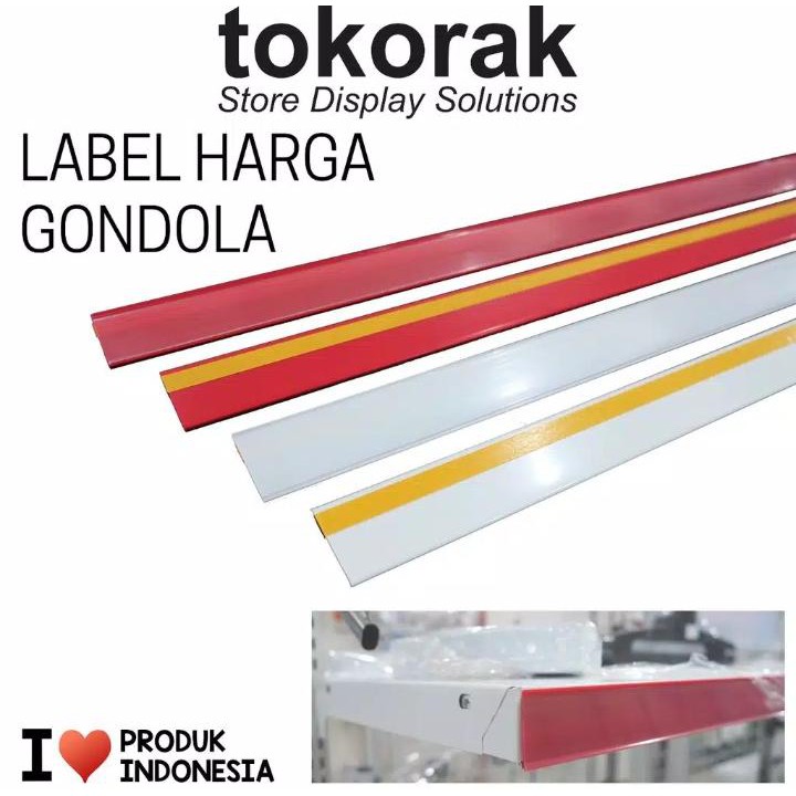 LABEL HARGA SUPERMARKET MINIMARKET GONDOLA PRICE TAG PER 5 PCS