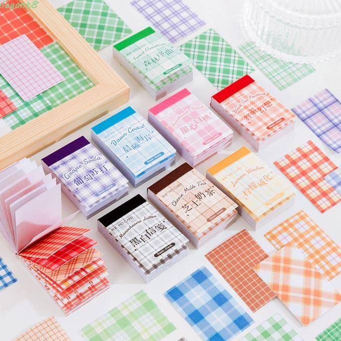 

50 Lembar Stiker Memo Pad Motif K-K Gaya Untuk Alat Tulis Kor Sekolah