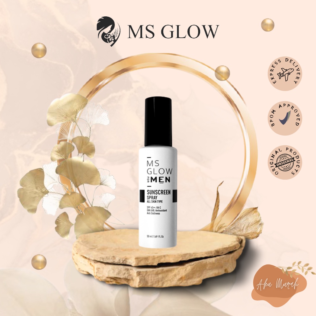 ✨ AKU MURAH ✨ MS GLOW For MEN SUNSCREEN BPOM
