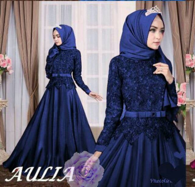XVC - Maxi Dress Liaza / Maxi Dress Terbaru / Maxi Dress Kekinian / Fashion Muslim / Best Seller-1