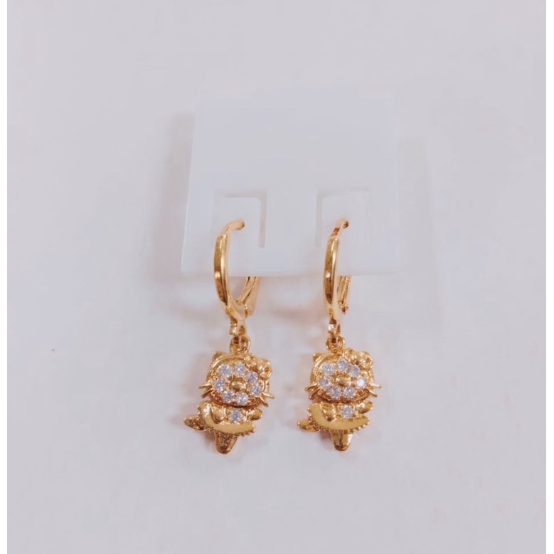 Anting wanita //perhiasan lapis emas//anting gantung //perhiasan //anting