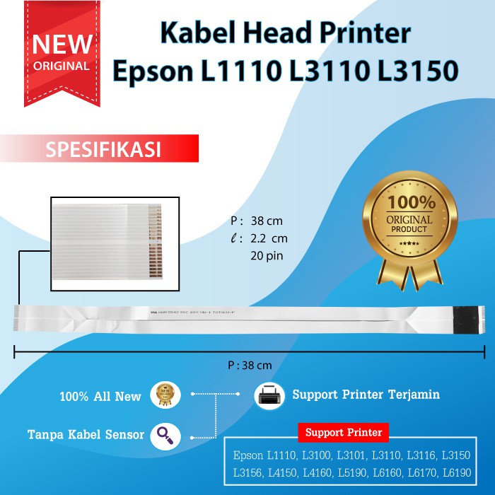 Kabel Head Epson L1110 L3110 Flexible Cable Printhead PrinterL1110 L1210 L1250 L1256 L3100 L3110 L3116 L3210 L3216 L3150 L3156 L3250 L3256 L5190 L5290 L5296