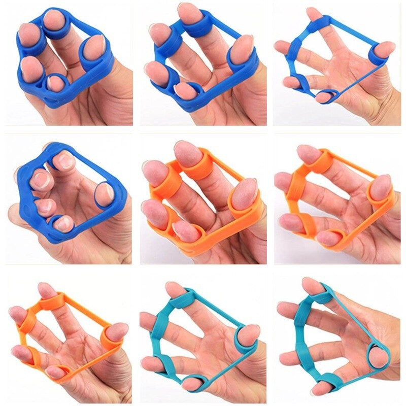 Finger Resistance Band Hand Grip Exercise Alat Senam Jari Tangan