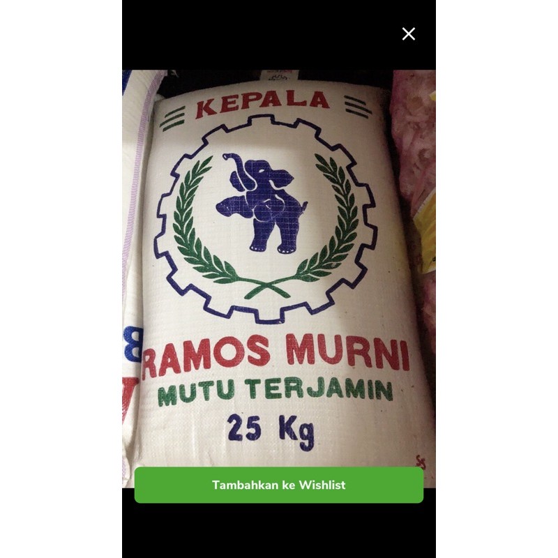

Beras Cap Gajah 25 kg