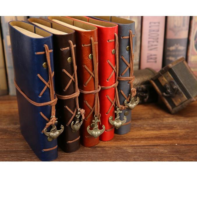 

Special kemerdekaan|SQ35|Binder Kulit Retro Compass Kertas A5 - Brown