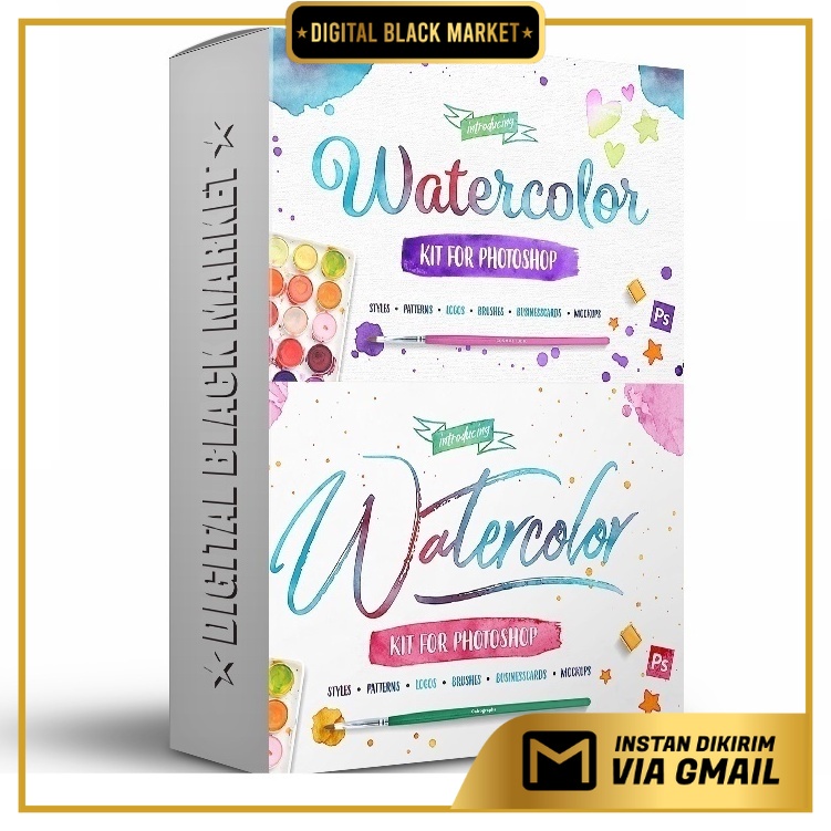 Watercolor Kit For Photoshop