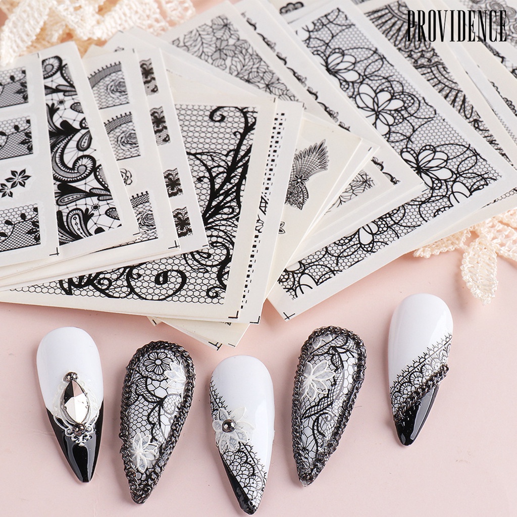 Providence 24Pcs/Set Nail Transfer Vivid Images DIY Colorful Roll Totem Stickers Manicure Sliders Decoration for Female