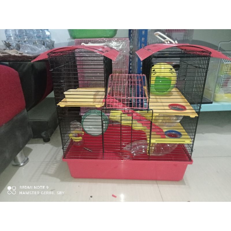 Kandang apartemen hamster besar jumbo mewah