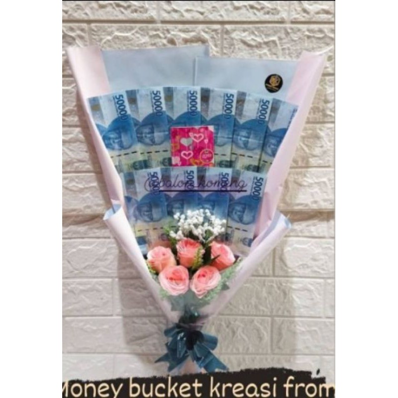 buket bunga/buket uang/buket bunga dan uang/money buket/buket murah
