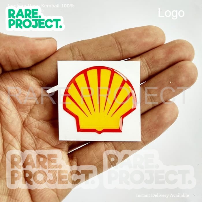 SHELL STIKER EMBLEM RESIN LENTUR AKSESORIS KACA MOBIL STICKER OUTDOOR STIKER BODY MOBIL MURAH