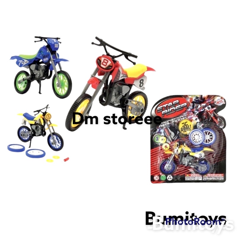 mainan motor cross miniatur / miniatur motor cross / motor cross / mainan motor / miniatur