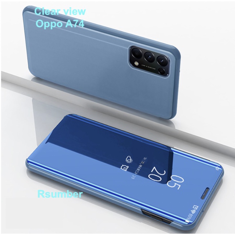 OPPO A74 5G FLIP CASE CLEAR VIEW STANDING