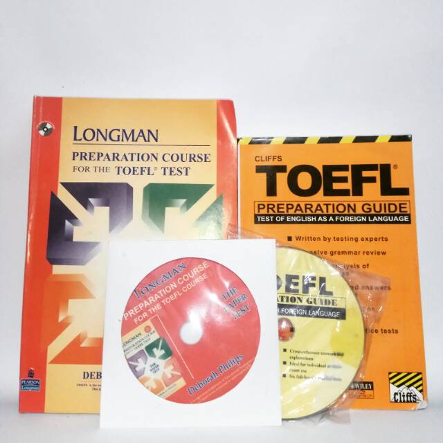 LONGMAN dan CLIFF TOEFL LENGKAP DENGAN CD LATIHAN