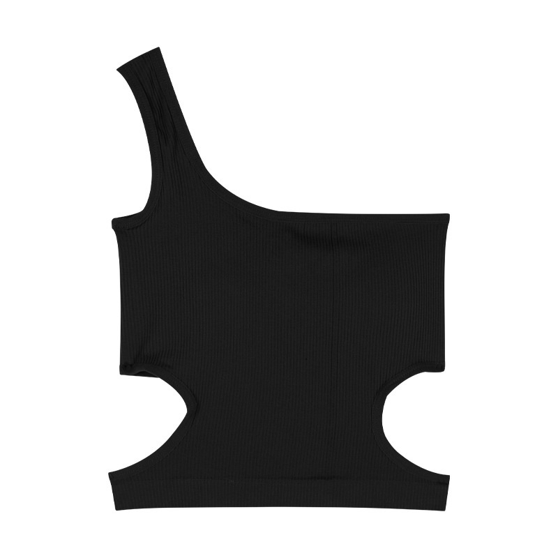 GO! BR627 Bra Tanktop Satu Shoulder Wanita Crop Kamisol Korean