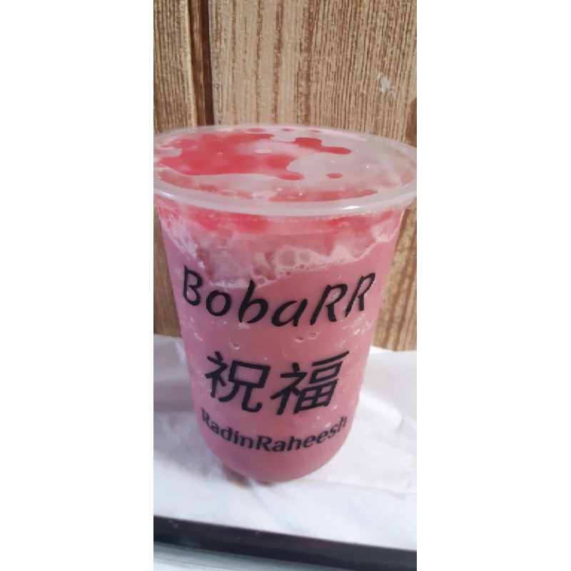 

red velvet popping boba