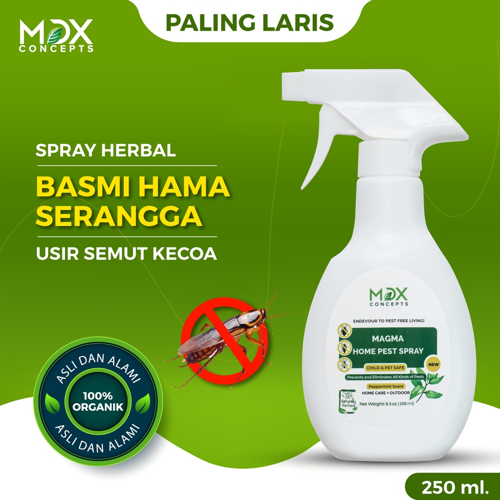 MDX Concepts Natural Cairan Anti Serangga Racun Pembasmi Semut Alami Ampuh 100% Aman 250ml - Organik